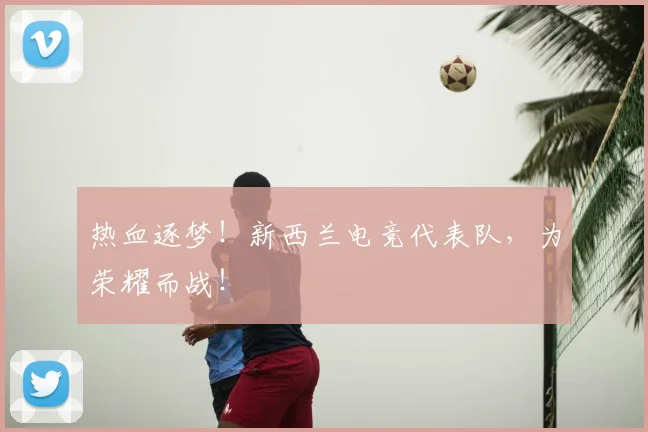 热血逐梦！新西兰电竞代表队，为荣耀而战！