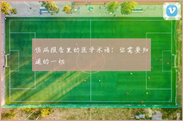 伤病报告里的医学术语:你需要知道的一切